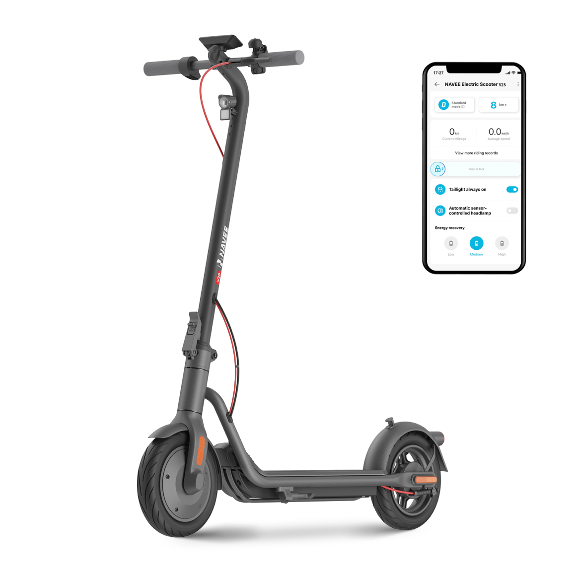 NAVEE Patinete Eléctrico Urbano V25