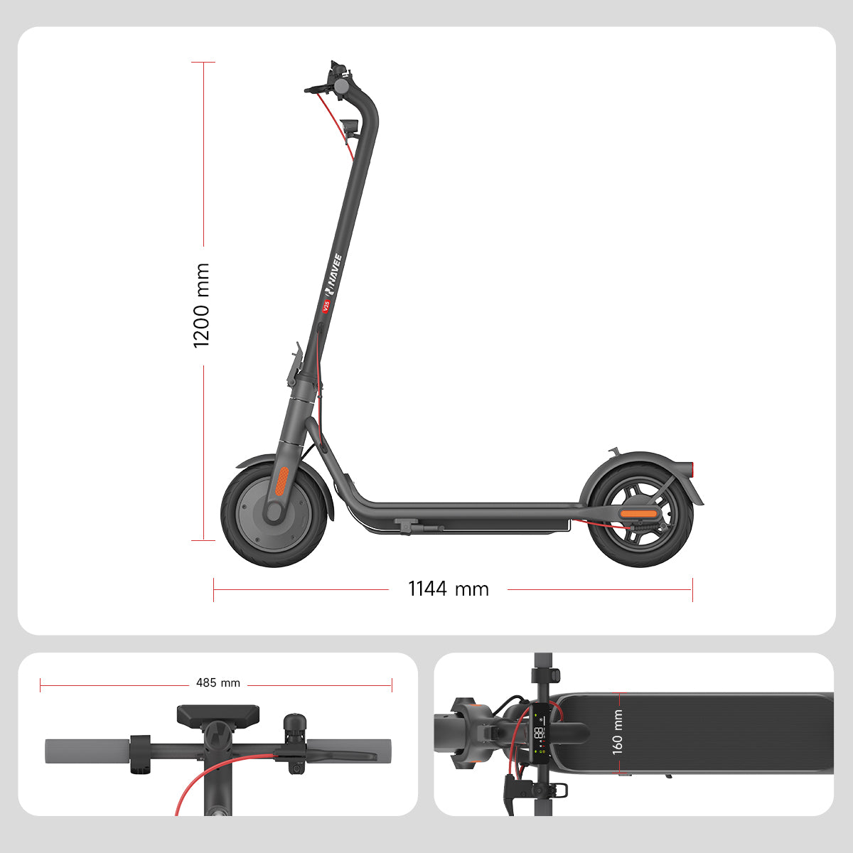 NAVEE Patinete Eléctrico Urbano V25