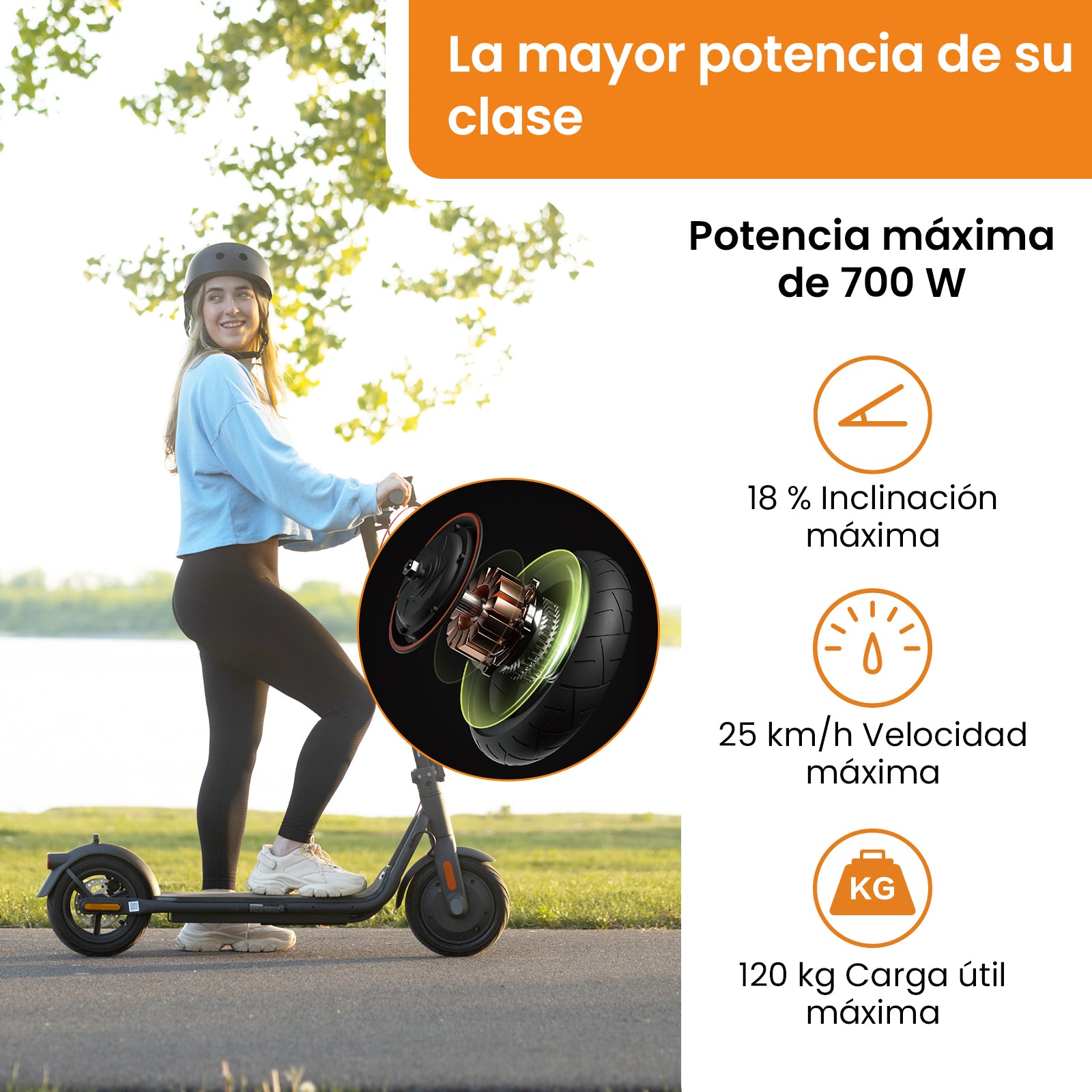 Scooter Eléctrico Urbano NAVEE V50i Pro